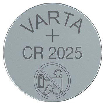 Varta CR2025/6025 lítium gombelem - 3V