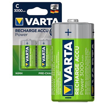 Varta Power Ready2Use újratölthető C/HR14 akkumulátorok - 3000 mAh - 1x2