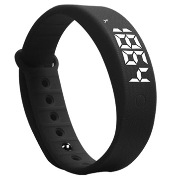 W5S Sports Multifunkcionális Smart Activity Tracker - fekete