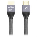 Wozinsky HDMI 2.1 8K 60Hz / 4K 120Hz / 2K 144Hz kábel - 1 m - szürke