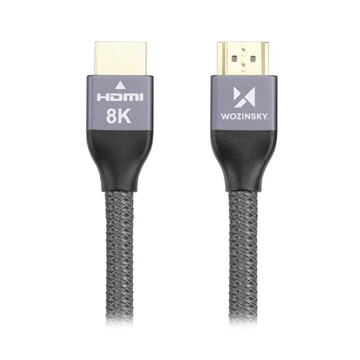 Wozinsky HDMI 2.1 8K 60Hz / 4K 120Hz / 2K 144Hz kábel - 3 m - szürke