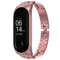 X-alakú Xiaomi Mi Band 5/6 szíj - 37 mm - Rose Gold