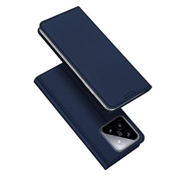 Xiaomi 14 Dux Ducis Skin Pro Flip Tok - Kék