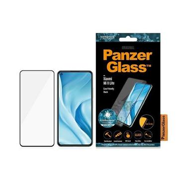 Xiaomi Mi 11 Lite 5G PanzerGlass AntiBacterial Edzett Üveg Kijelzővédő Fólia - Case Friendly - Fekete Él