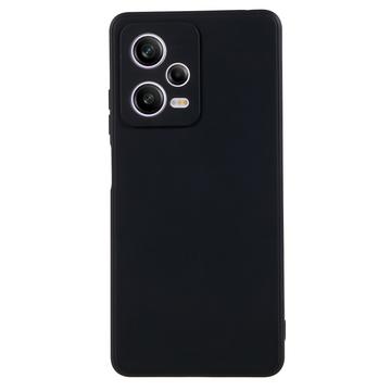 Xiaomi Redmi Note 12 Pro Ujjlenyomat-mentes Matt TPU Tok - Fekete