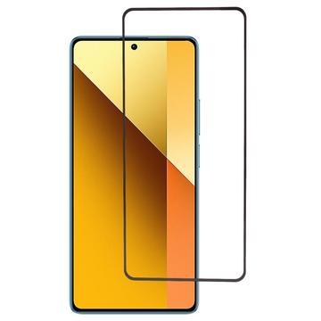 Xiaomi Redmi Note 13 4G teljes fedésű edzett üveg képernyővédő fólia - Fekete él