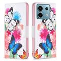 Xiaomi Redmi Note 13 Pro 4G/Poco M6 Pro Wonder Series Wallet Case - Butterflies