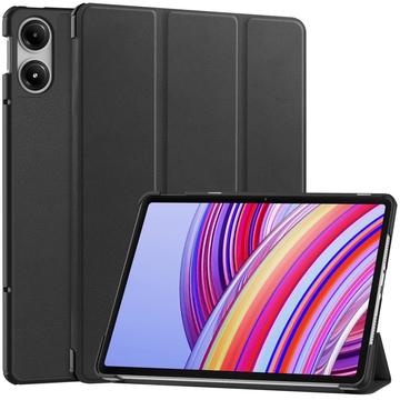 Xiaomi Redmi Pad Pro/Poco Pad Tri-fold sorozatú Smart Folio tok - Fekete