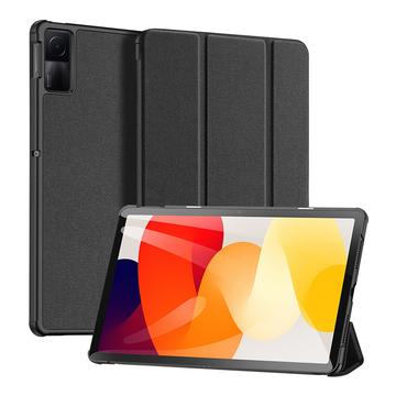 Xiaomi Redmi Pad SE Dux Ducis Domo Tri-Fold Smart Folio Tok - Fekete