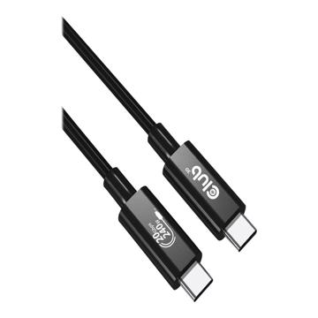 Club 3D USB4 Gen2x2 USB Type-C kabel 2m Sort