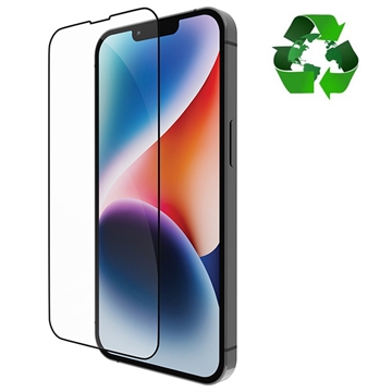 iPhone 13/13 Pro/14 dbramante1928 Eco-Shield Képernyővédő Fólia - Fekete él