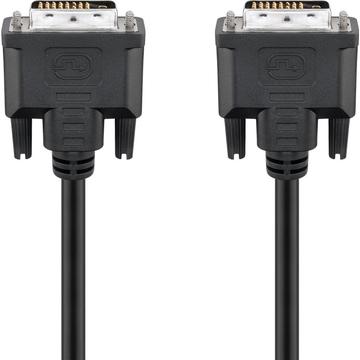 DVI-D Full HD-kabel Dual Link, Nickel