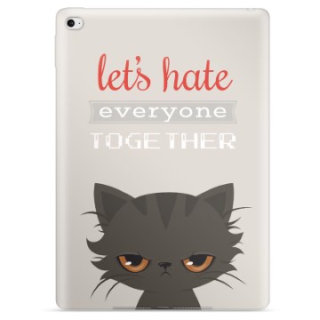 iPad Air 2 TPU tok - Angry Cat