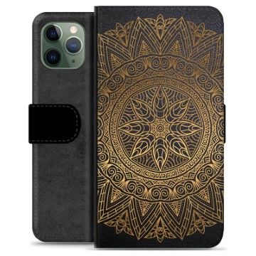 iPhone 11 Pro prémium pénztárca tok - Mandala