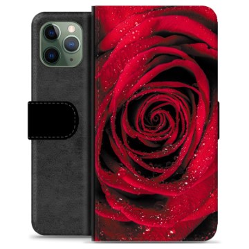 iPhone 11 Pro prémium pénztárca tok - Rose