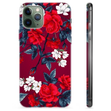 iPhone 11 Pro TPU tok - Vintage Flowers