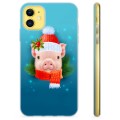 iPhone 11 TPU tok - Winter Piggy