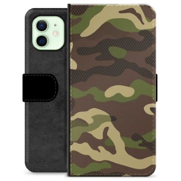 iPhone 12 Premium Wallet tok - Camo