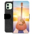 iPhone 12 Premium Wallet tok - gitár