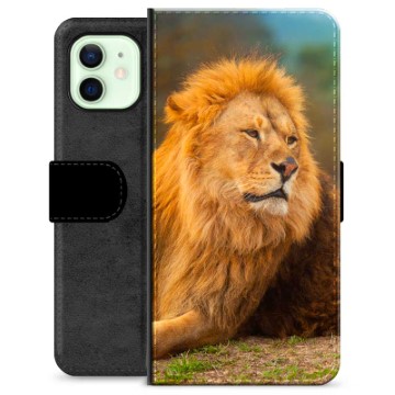 iPhone 12 Premium Wallet Case - Oroszlán