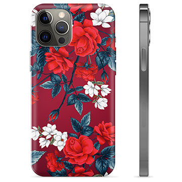 iPhone 12 Pro Max TPU tok - Vintage Flowers