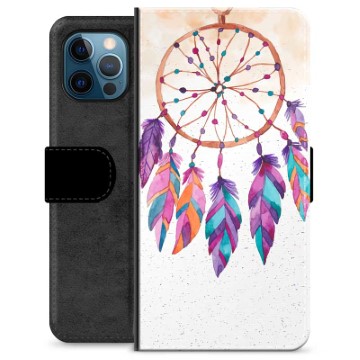 iPhone 12 Pro prémium pénztárca tok - Dreamcatcher