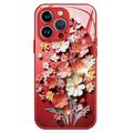 iPhone 13 Pro Flower Bouquet Hybrid Case - Red