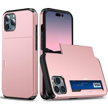 iPhone 14 Pro Hybrid Case with Sliding Card Slot