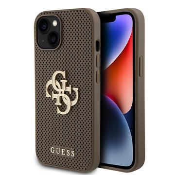 iPhone 15 Guess perforált 4G csillogó logó