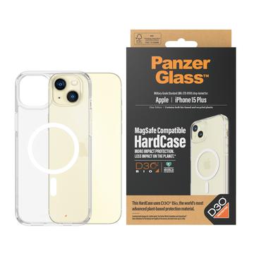 iPhone 15 Plus PanzerGlass HardCase MagSafe tok kompatibilis a D3O-val - átlátszó