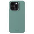 iPhone 15 Pro Holdit Silicone Case - Moss Green