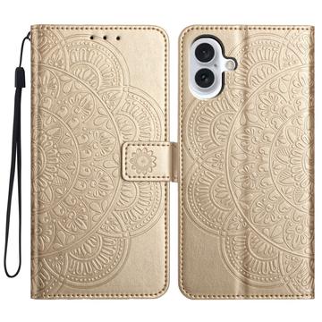 iPhone 16 Mandala sorozat pénztárca tok