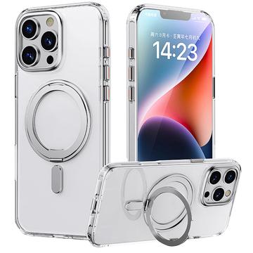 iPhone 16 Pro Max Magnetic Kickstand Hybrid Case - Transparent