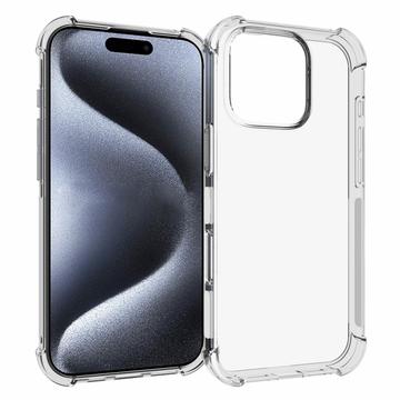 iPhone 16 Pro Ütésálló TPU Tok - Átlátszó