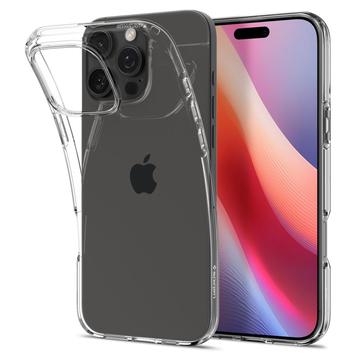 Spigen folyadékkristályos iPhone 16 Pro TPU tok - átlátszó