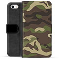 iPhone 5/5S/SE Premium Wallet tok - Camo