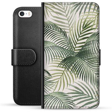 iPhone 5/5S/SE prémium pénztárca tok - Tropic