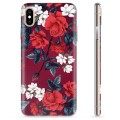 iPhone X / iPhone XS TPU tok - Vintage Flowers