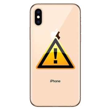 iPhone XS akkumulátorfedél javítása - beleértve keret - Arany