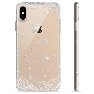 iPhone X / iPhone XS TPU tok - hópelyhek