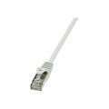 LogiLink EconLine CAT 6 Foldet uskærmet snoet par (F/UTP) 50cm Patchkabel Sort