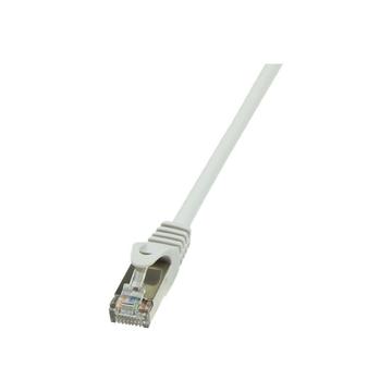 LogiLink EconLine CAT 6 Foldet uskærmet snoet par (F/UTP) 50cm Patchkabel Sort