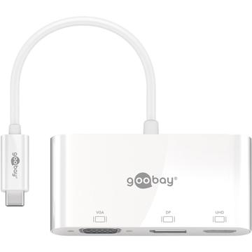 USB-C™-multiportadapter VGA+DP+HDMI™